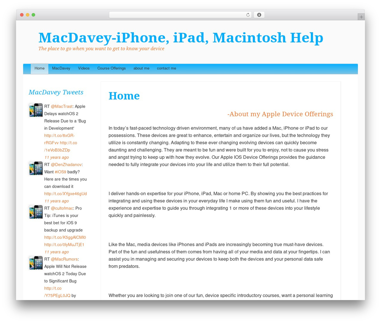 Theme WordPress Able - macdavey.com