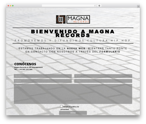 Theme WordPress Atlantis Theme - magnarecords.com