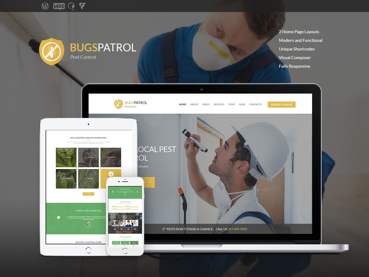 Theme WordPress BugsPatrol Theme WordPress BugsPatrol