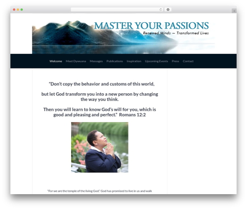 Theme WordPress Everett - masteryourpassions.com