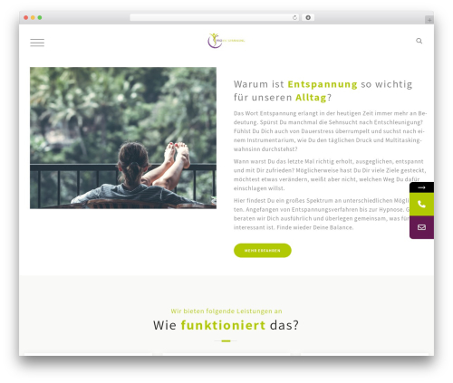 Theme WordPress Nutricorp - proentspannung.de