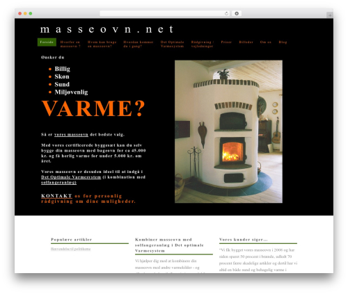 Thesis WordPress theme - masseovn.net
