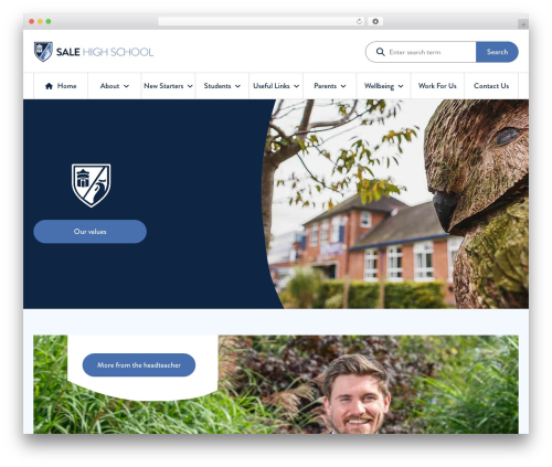 WordPress theme Platform81 Theme - salehighschool.org.uk