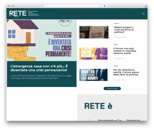 WordPress theme Movimentorete - www.movimentorete.org
