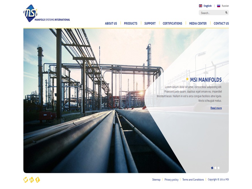 WordPress theme MSI