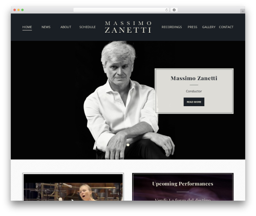 WordPress theme MZ - massimo-zanetti.com