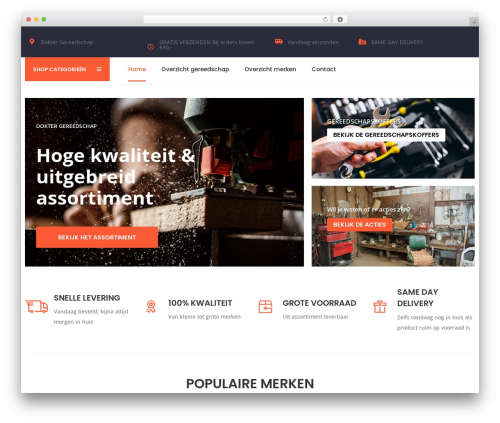 Woostify pro WordPress plugin - doktergereedschap.nl