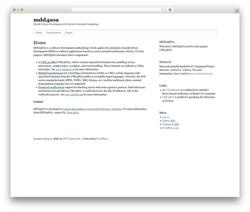 WP Framework theme WordPress - mdd4soa.eu