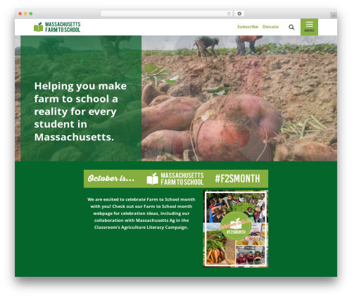 WPX Theme WordPress theme - massfarmtoschool.org