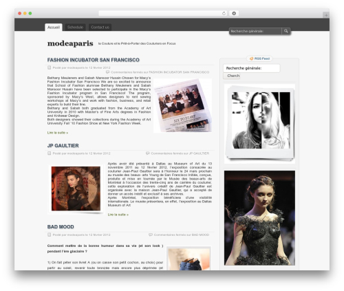zBench theme WordPress - modeaparis.blogue.fr