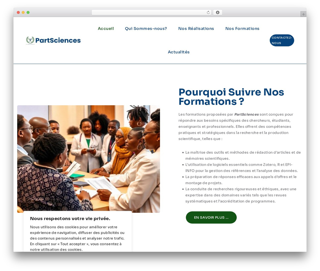 Avanam WordPress theme - partnersinsciences.com Avanam WordPress theme - partnersinsciences.com