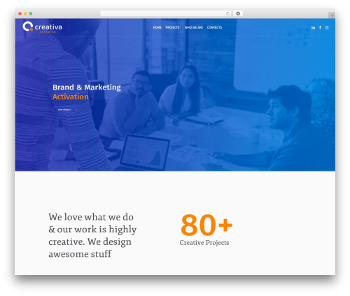 Creative Lab WordPress theme - creativabranding.com
