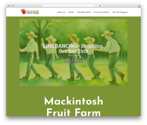 Divi WordPress theme - mackintoshfruitfarm.com