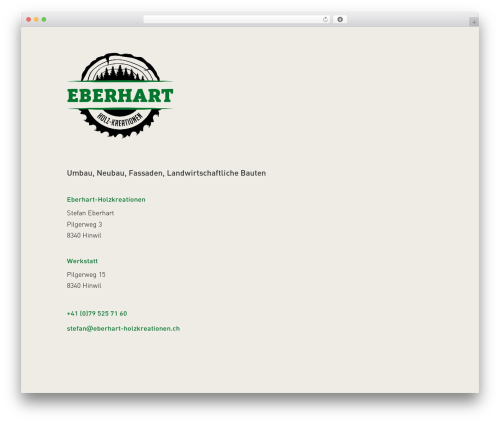 Sutersoftware admin extensions WordPress plugin - eberhart-holzkreationen.ch