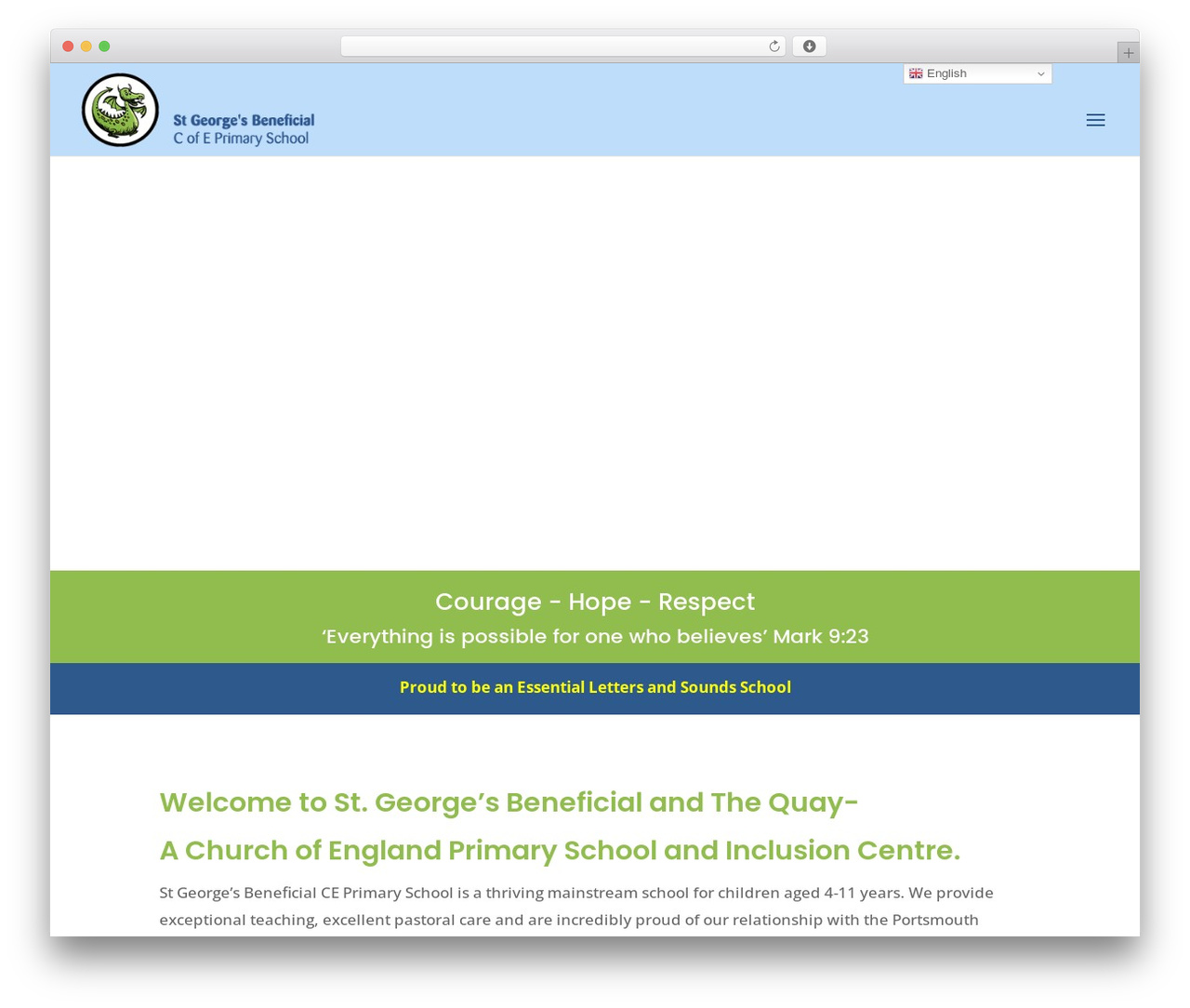 Divi WordPress theme - stgbs.co.uk