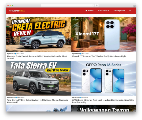 GeneratePress WordPress theme - howrahwire.com