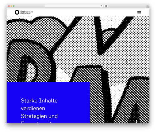 Halena WordPress theme - zerooverhead.de