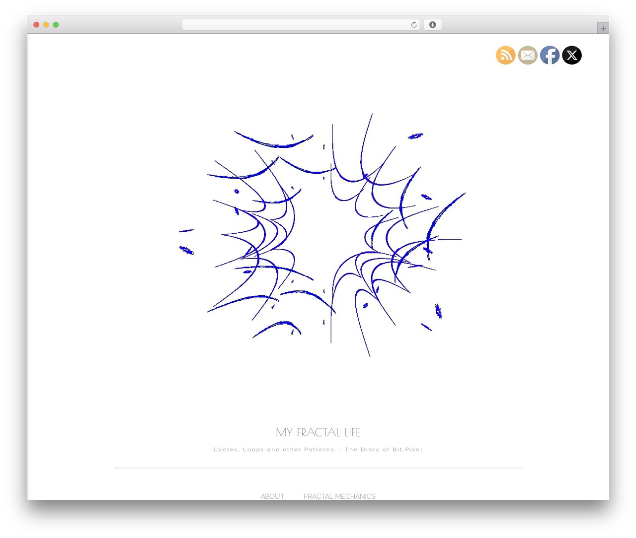 Materialize top WordPress theme - myfractallife.com