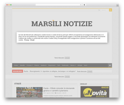 Taqyeem WordPress plugin - marsilinotizie.it