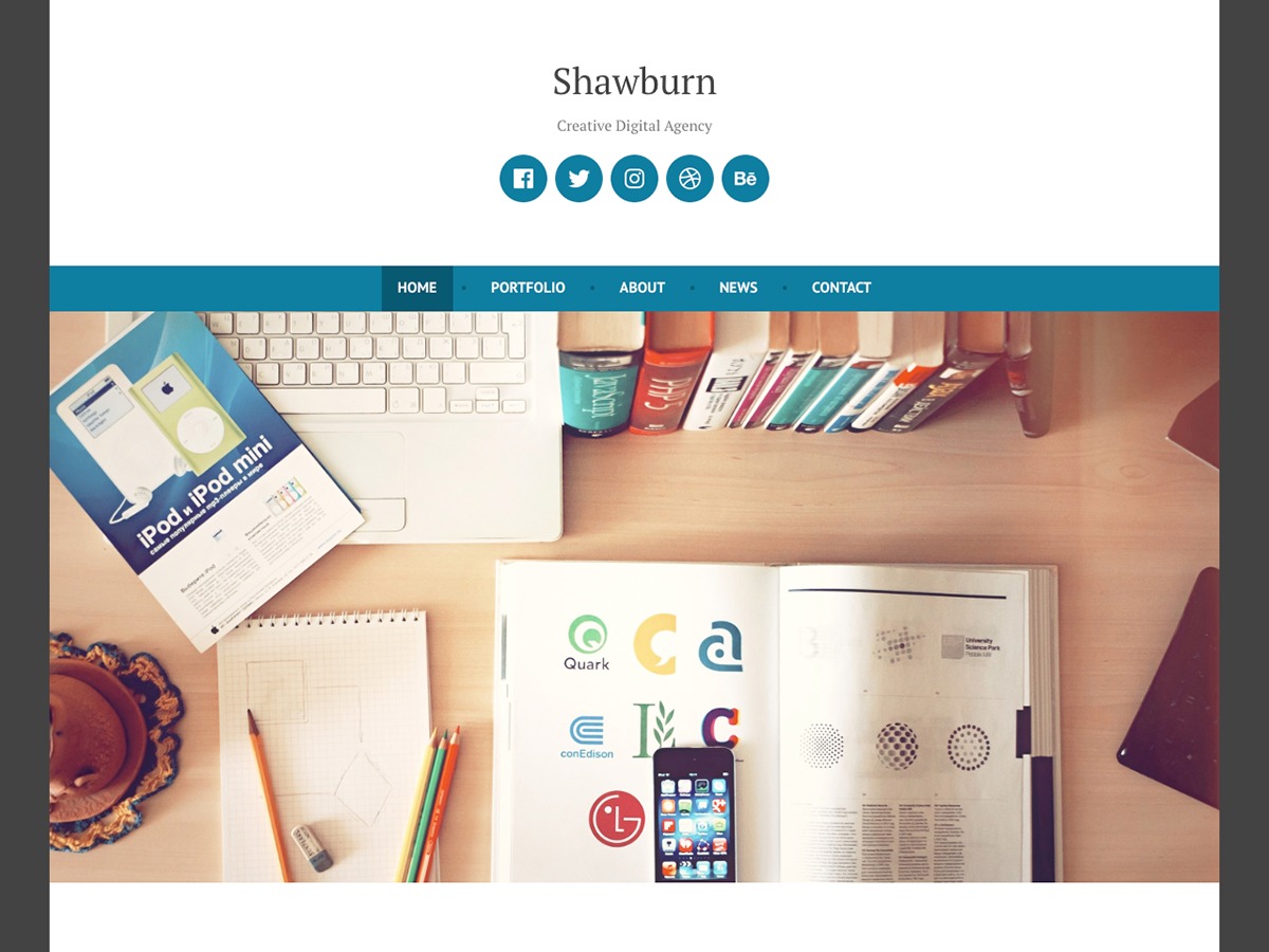 Shawburn company WordPress theme