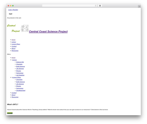 Simplicity WordPress theme - ccsplibrary.com