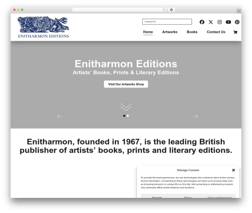 Storefront WordPress store theme - enitharmon.co.uk