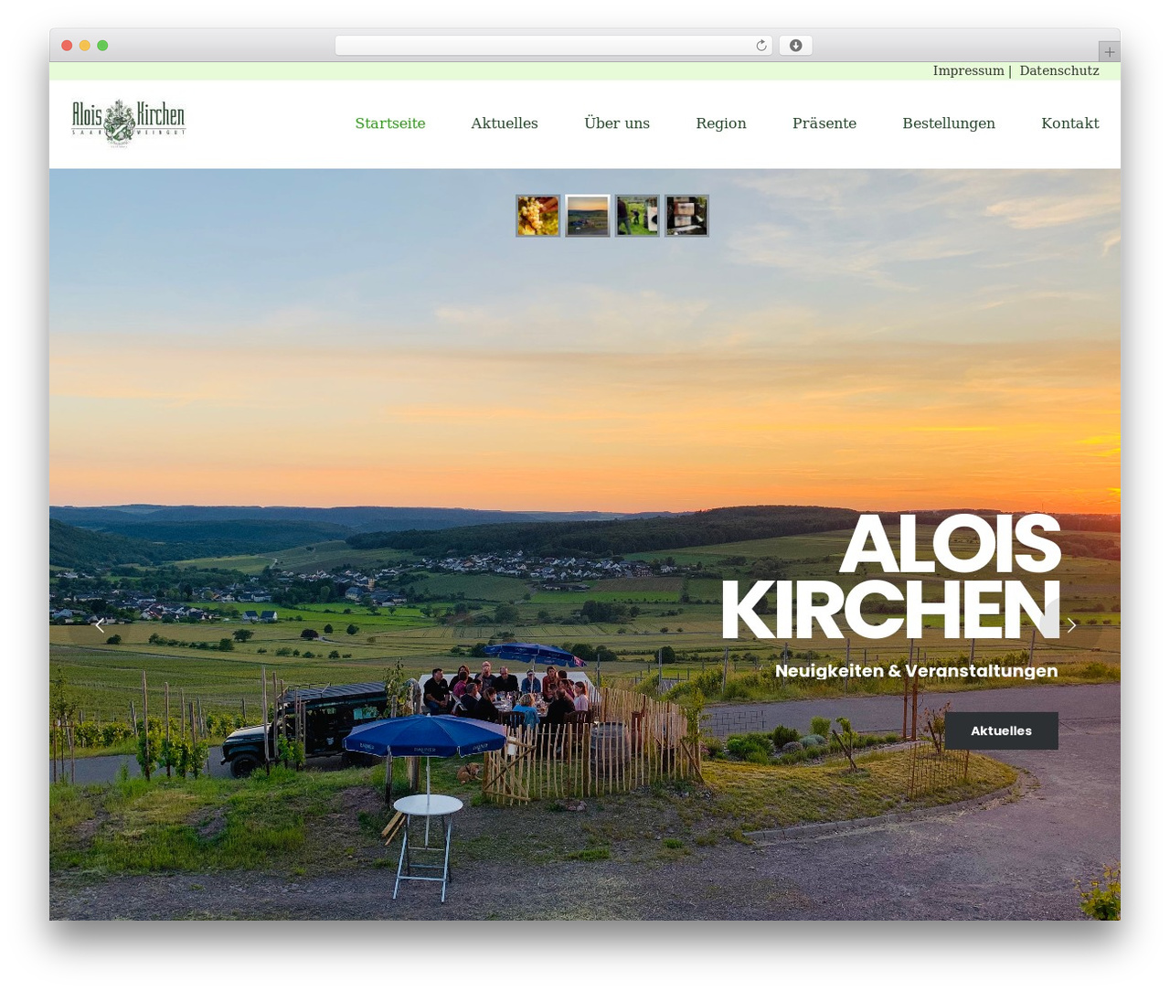 Theme WordPress Flash Pro - weingutkirchen.de