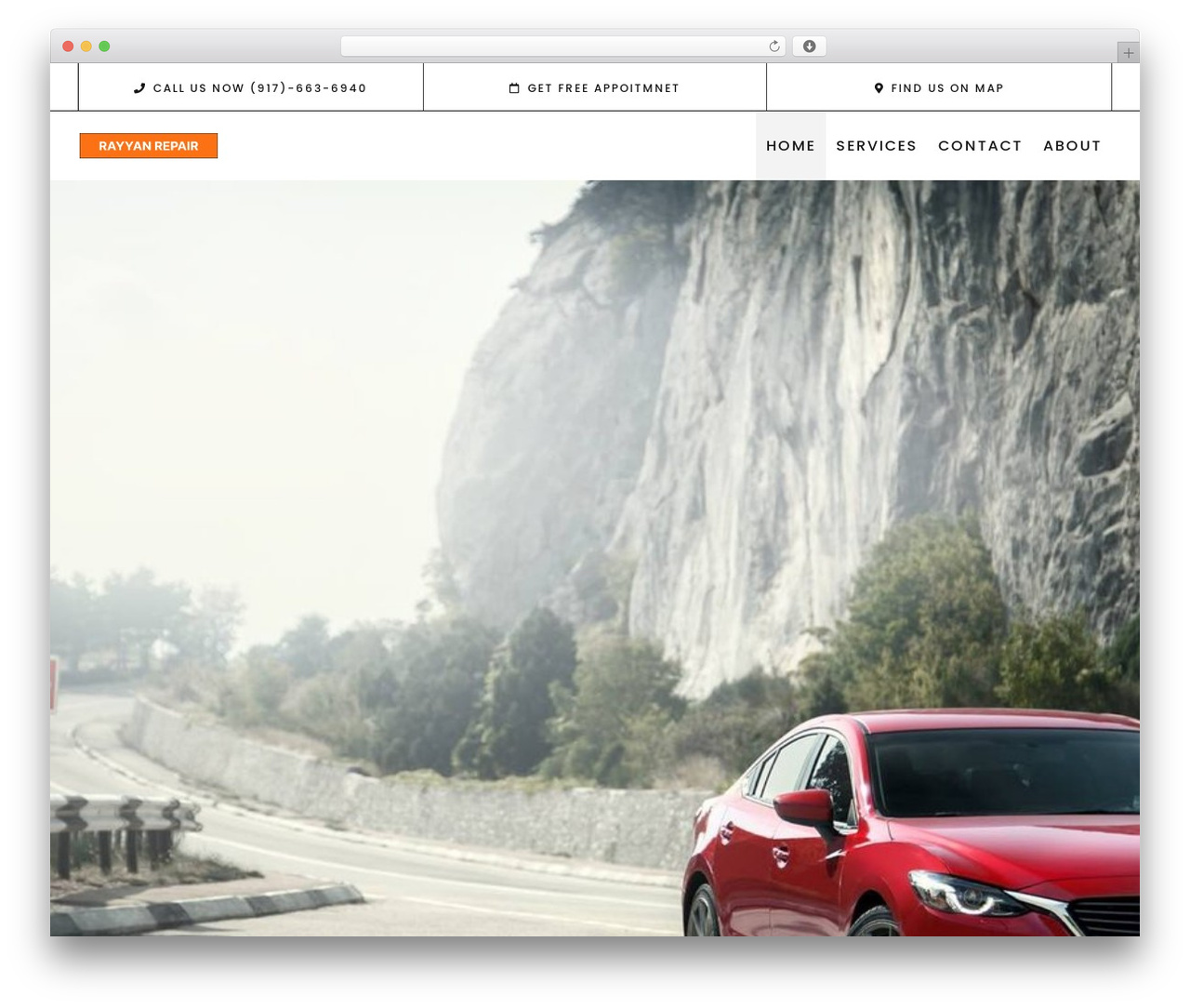 Theme WordPress Macchina - rayyanrepair.com