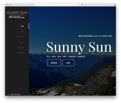 Theme WordPress theme2 - sunnysunrealtor.com