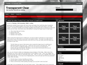 Theme WordPress Transparent boxes Theme WordPress Transparent boxes