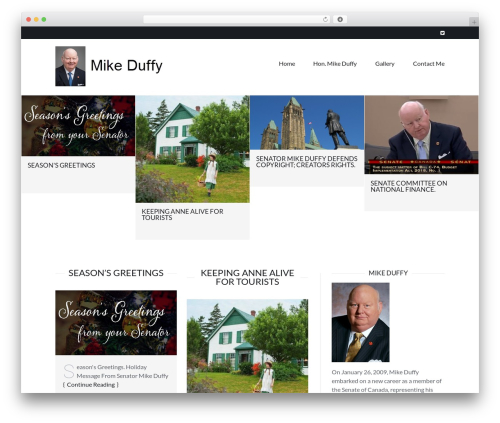 WordPress theme Birch - mikeduffy.ca