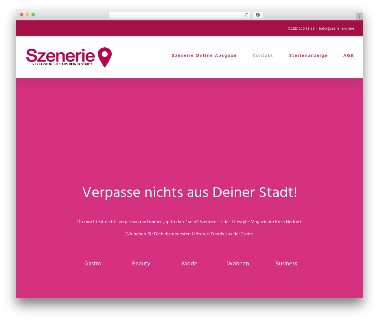 WordPress theme Avada Child - szenerie.online WordPress theme Avada Child - szenerie.online