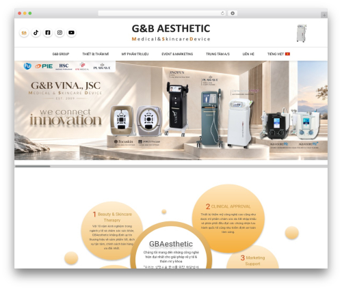 WordPress theme Flatsome - gnbskincare.com