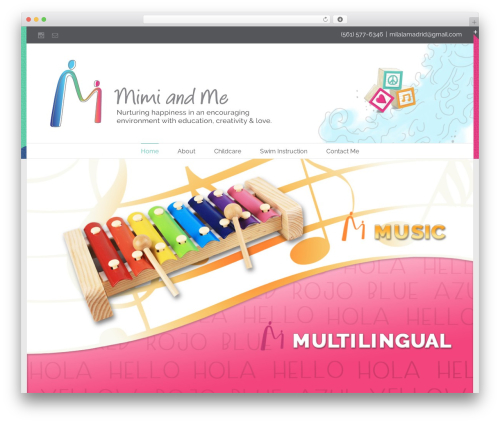 WordPress website theme Avada - mimiandme.org