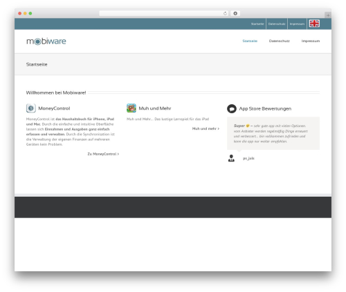 Avada WordPress theme - mobiware.de