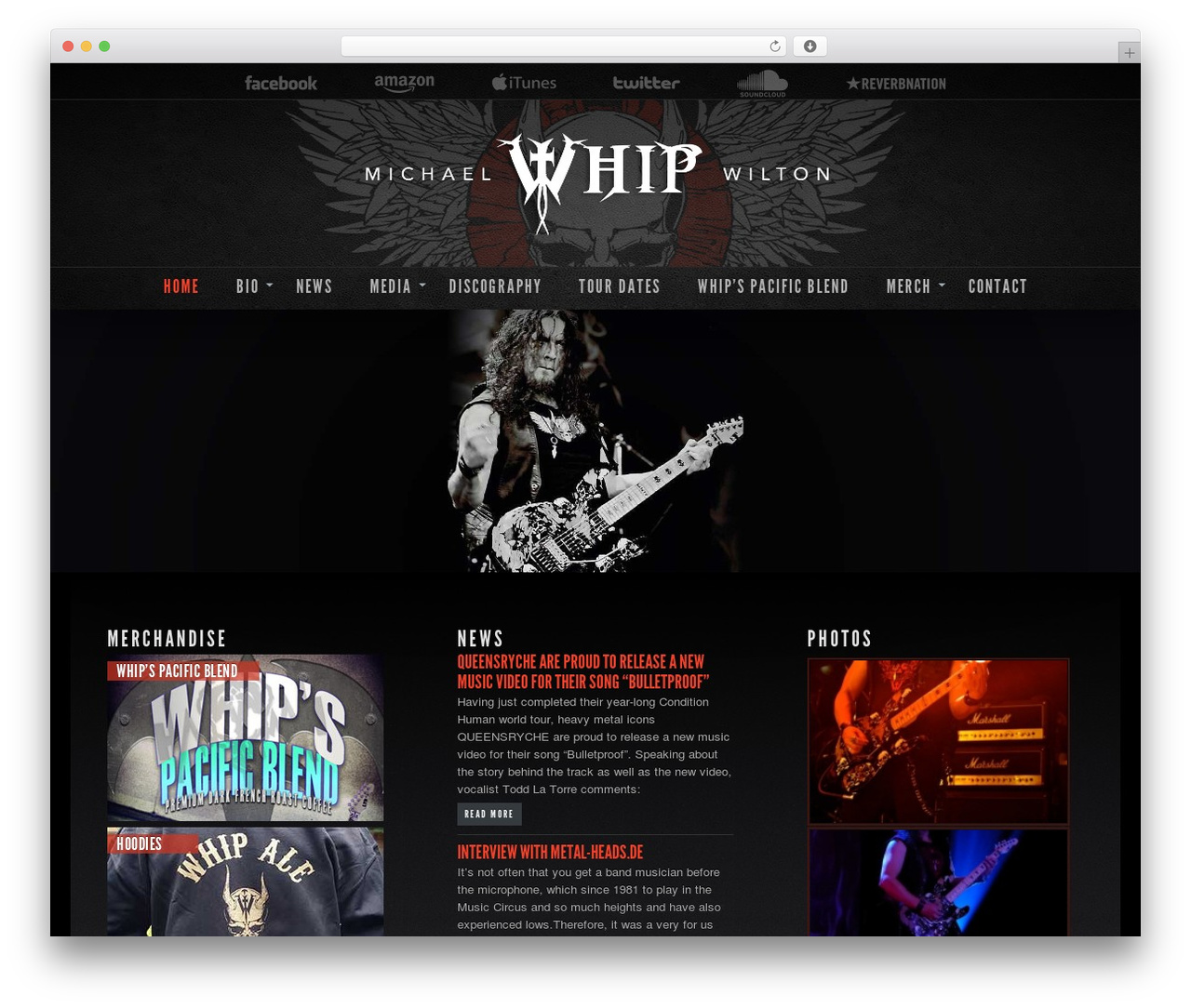 Dark N Gritty Evolved WordPress theme - michaelwilton.com Dark N Gritty Evolved WordPress theme - michaelwilton.com