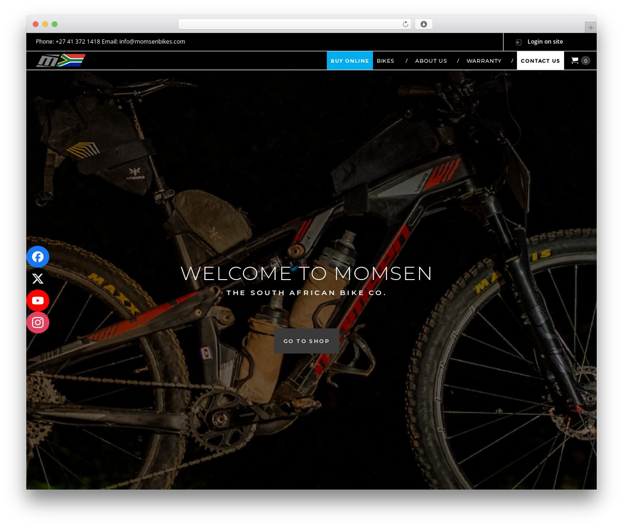 DFD Native theme WordPress - momsenbikes.com