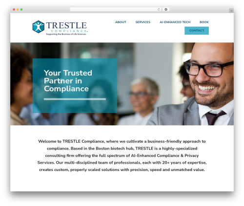 Divi WordPress theme - trestlecompliance.com