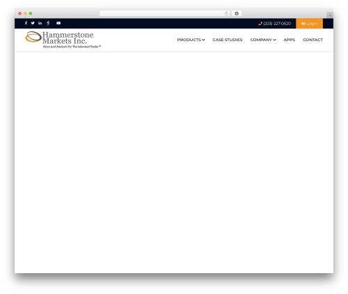 Hammersone Bootstrap top WordPress theme - hammerstonemarkets.com
