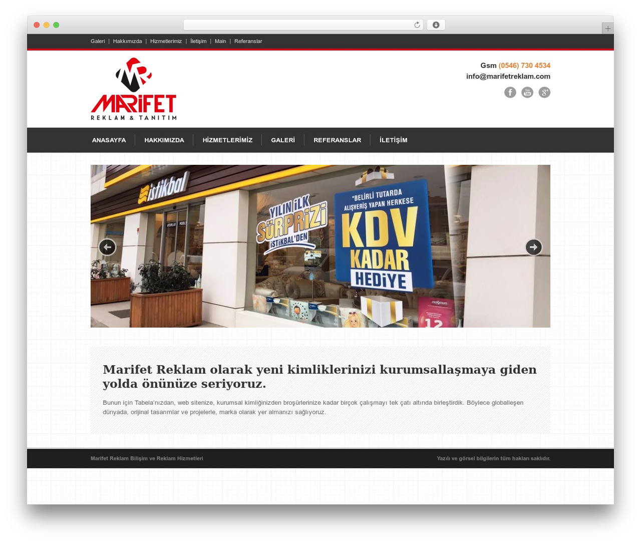 Modernize WordPress theme - marifetreklam.com Modernize WordPress theme - marifetreklam.com
