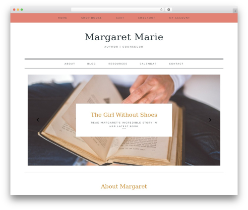 Parker theme WordPress - margaretmarie.com