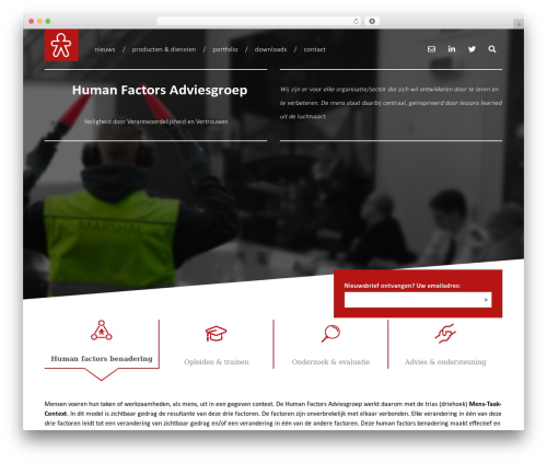 Theme WordPress Human Factor - hufa.nl