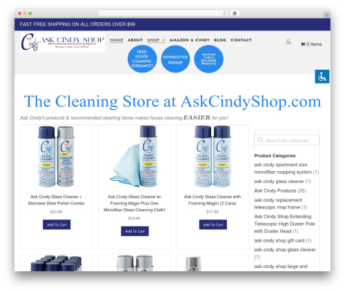 Sitelinx accessibility lite WordPress plugin - askcindyshop.com