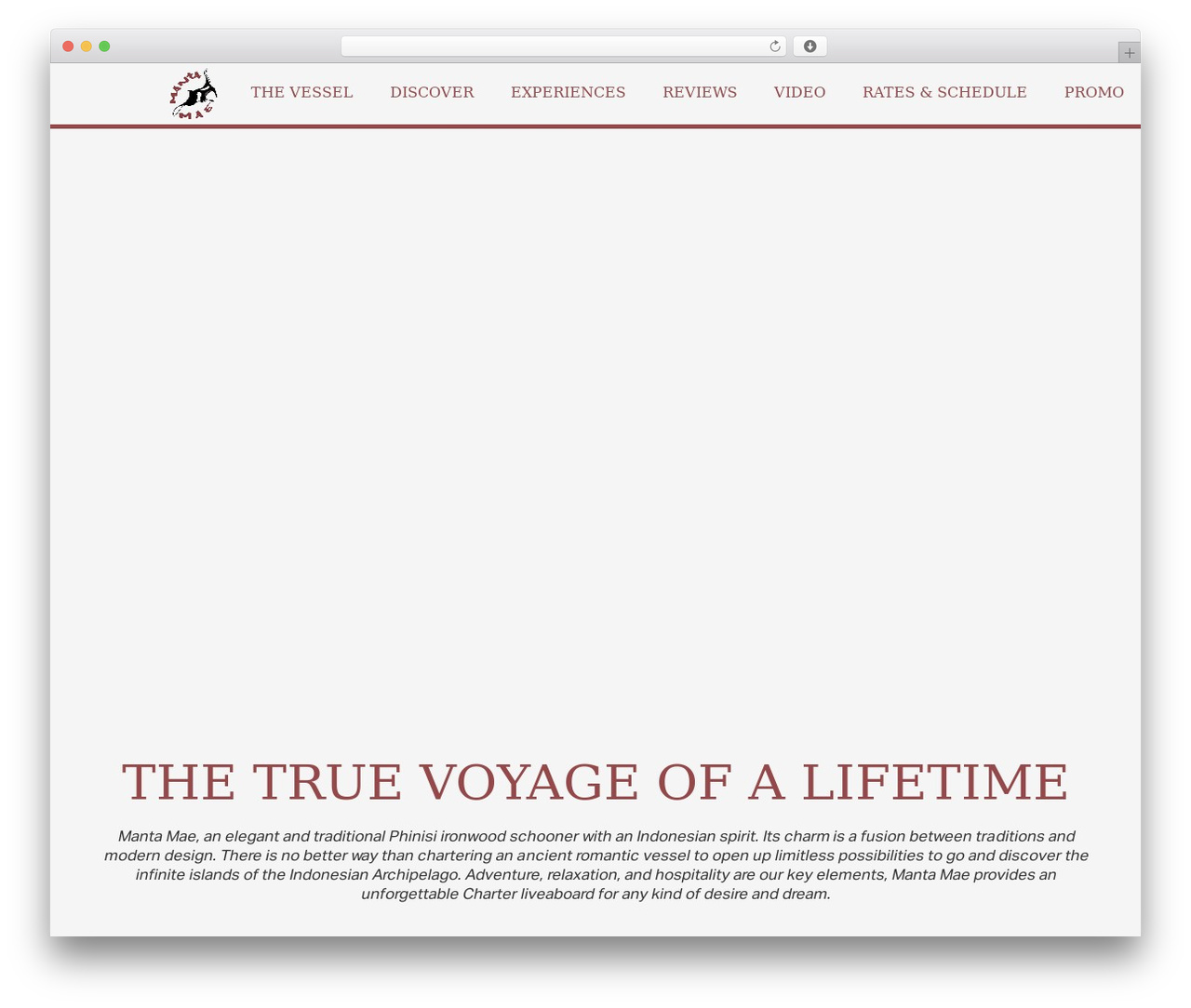 WordPress theme Impreza - mantamaecharter.com