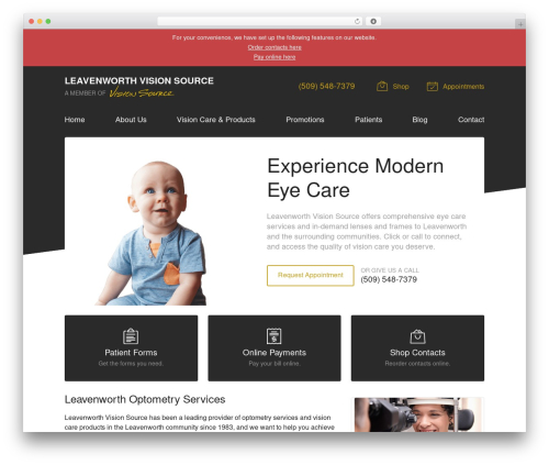 WordPress theme VS Theme #3 - visionsource-leav.com