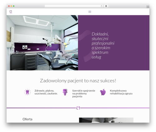 Betheme WordPress theme - miradental.pl