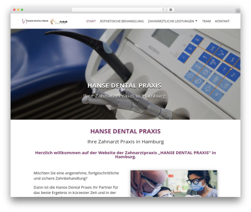 Divi visual footer WordPress plugin - hansedentalpraxis.de