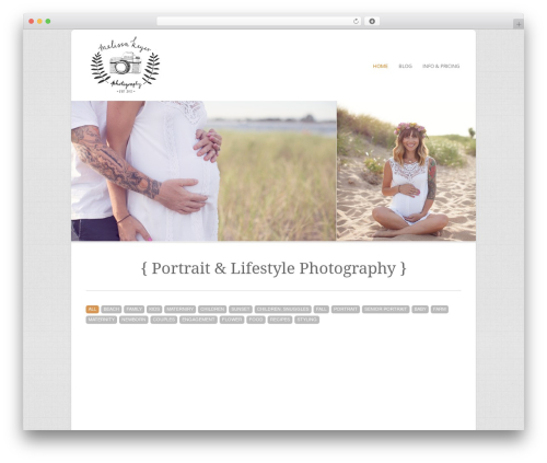 Filtered WordPress website theme - melissakeyes.com