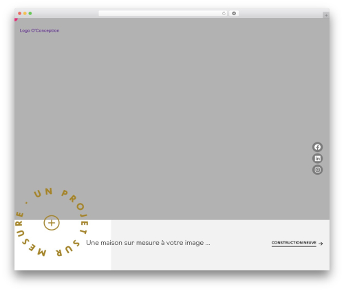 O'Conception Thème theme WordPress - oconception.fr