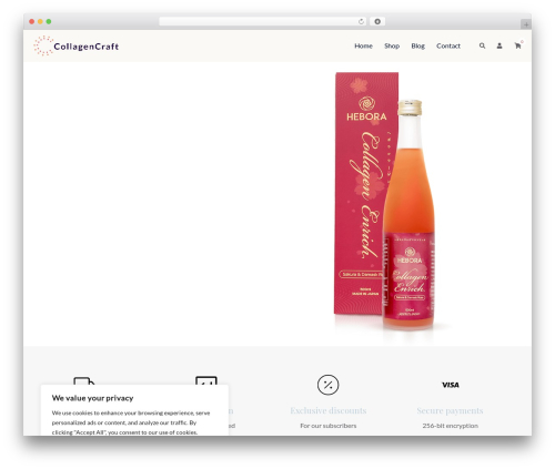 Merchant WordPress plugin - collagencraft.com